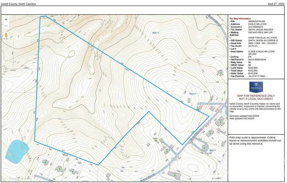 00 Eagle Mills Road Hamptonville, NC 27020