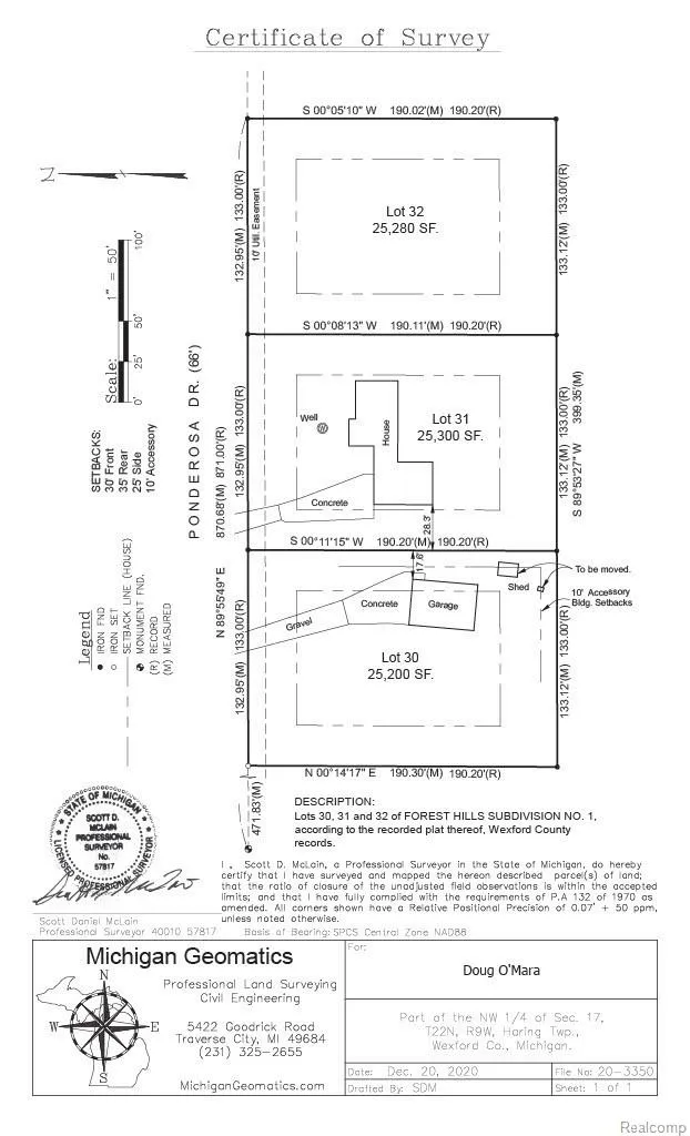 Ponderosa Drive Wexford Township, MI 49601