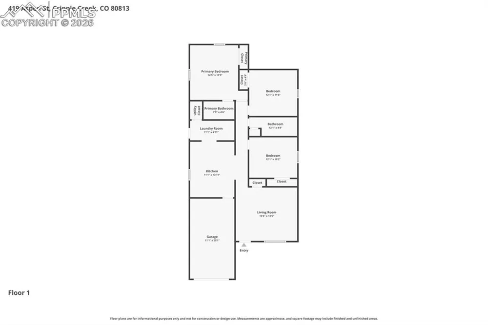 419 Aspen Street Cripple Creek, CO 80813