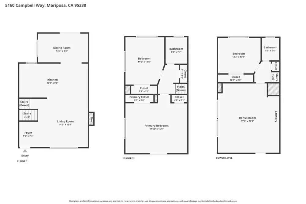5160 Campbell Mariposa, CA 95338