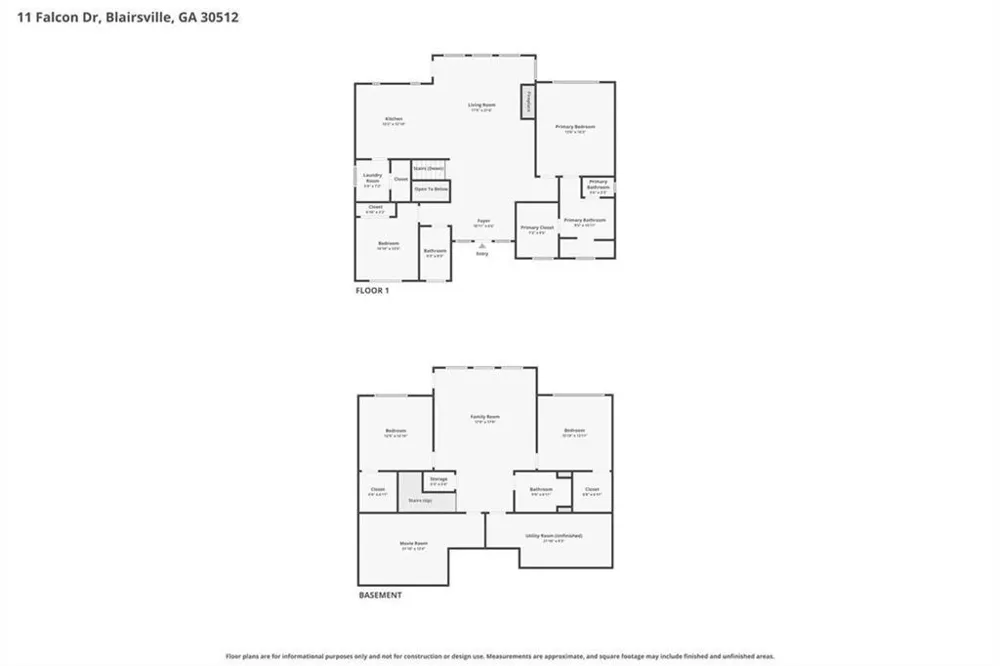 11 Falcon Drive Blairsville, GA 30512