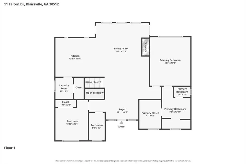 11 Falcon Drive Blairsville, GA 30512