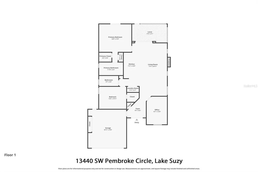 13440 SW PEMBROKE CIRCLE Lake Suzy, FL 34269