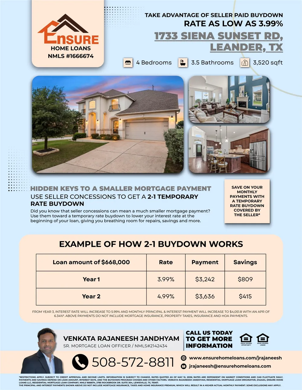 1733 Siena Sunset Road Leander, TX 78641