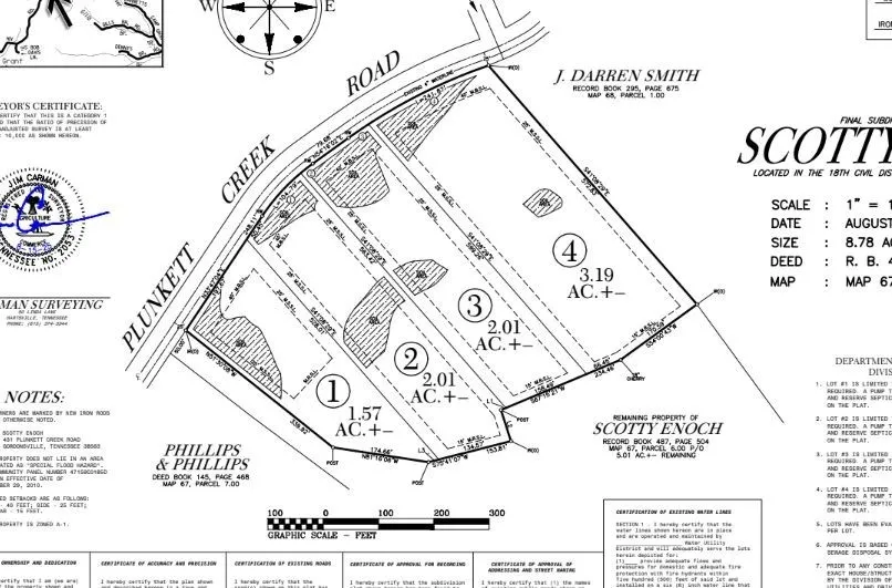 0 Plunkett Creek  Rd Gordonsville, TN 38563