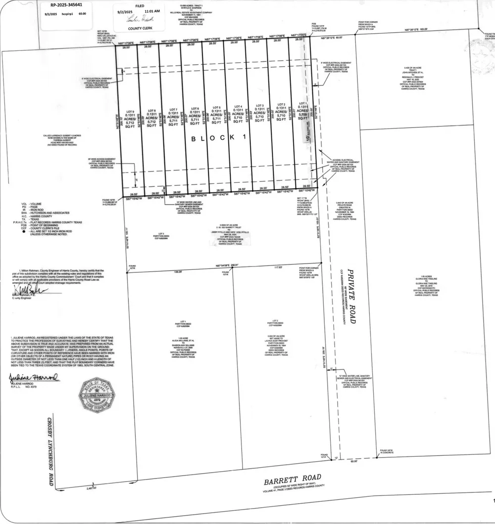 432 Barrett Lot 8 Road Crosby, TX 77532