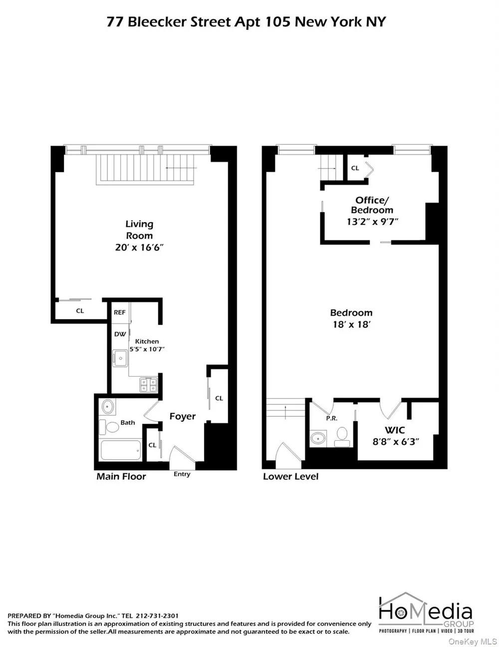 77 Bleecker Street #105 New York (Manhattan), NY 10012