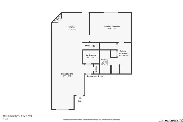 14926 HARBOR LNDG Von Ormy, TX 78073