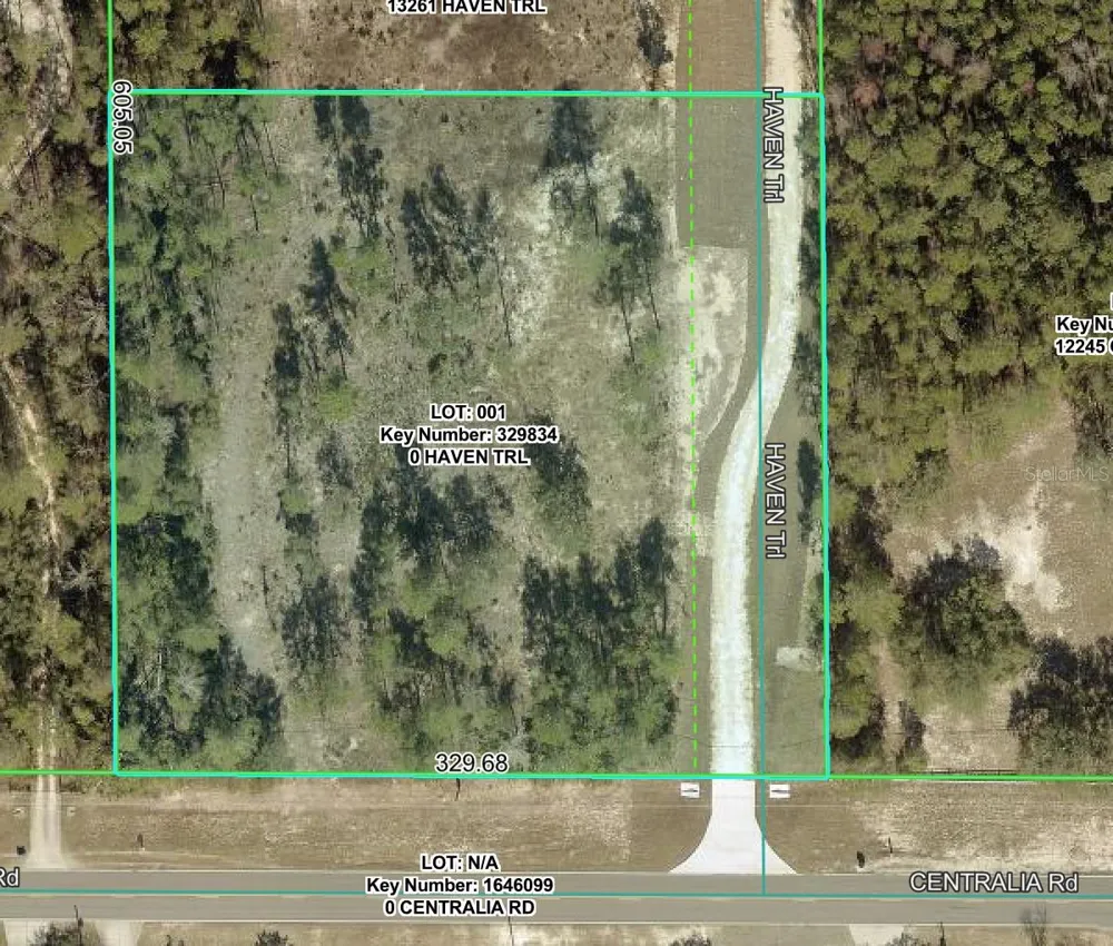 13183 HAVEN (LOT 1) TRAIL Weeki Wachee, FL 34614