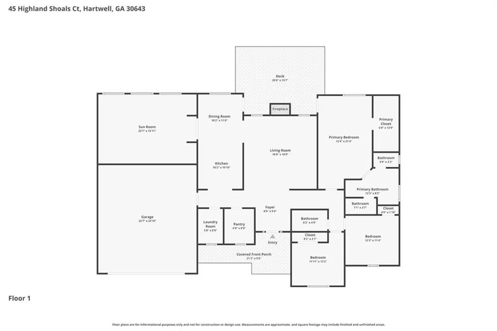 45 Highland Shoals Court Hartwell, GA 30643