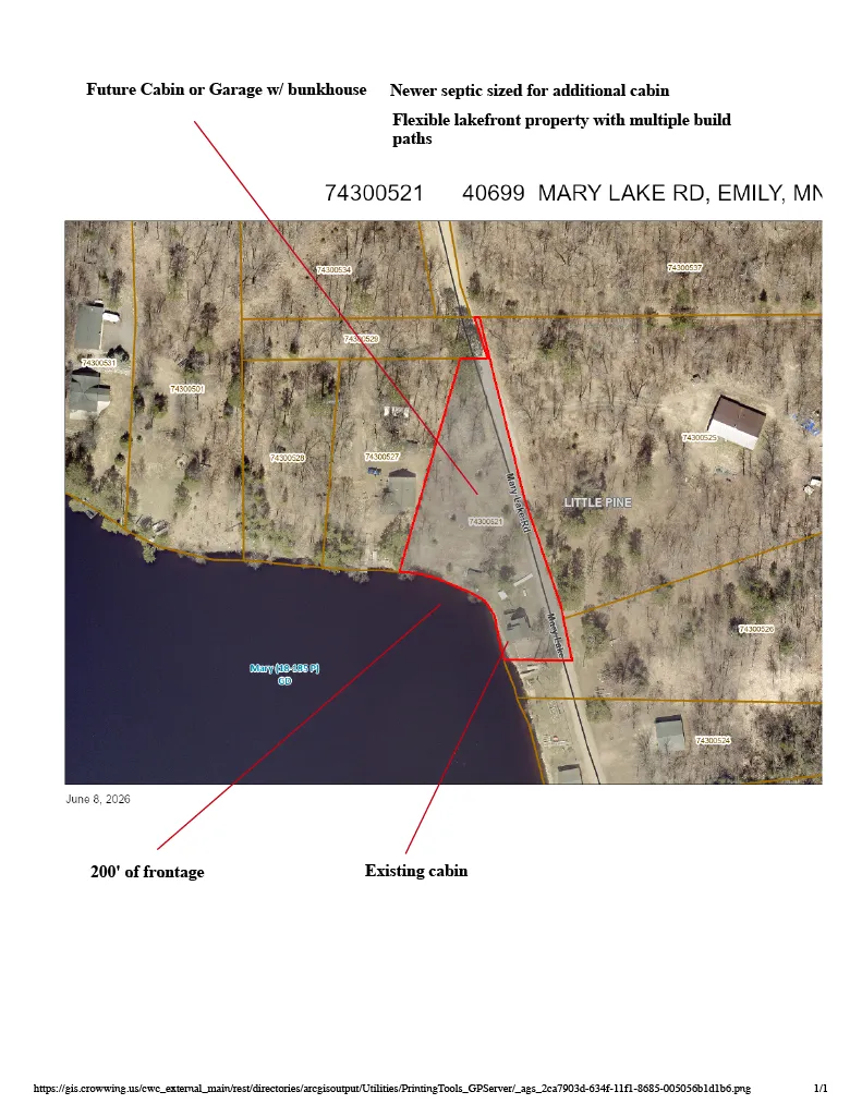 40699 Mary Lake Road Emily, MN 56447