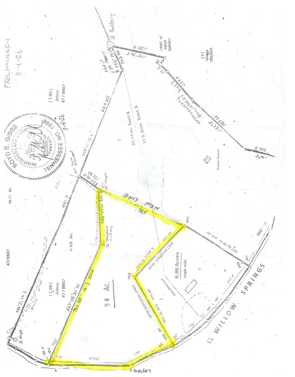 0 Willow Springs Road Lyles, TN 37098