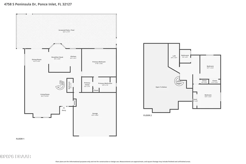 4758 S Peninsula Drive Ponce Inlet, FL 32127