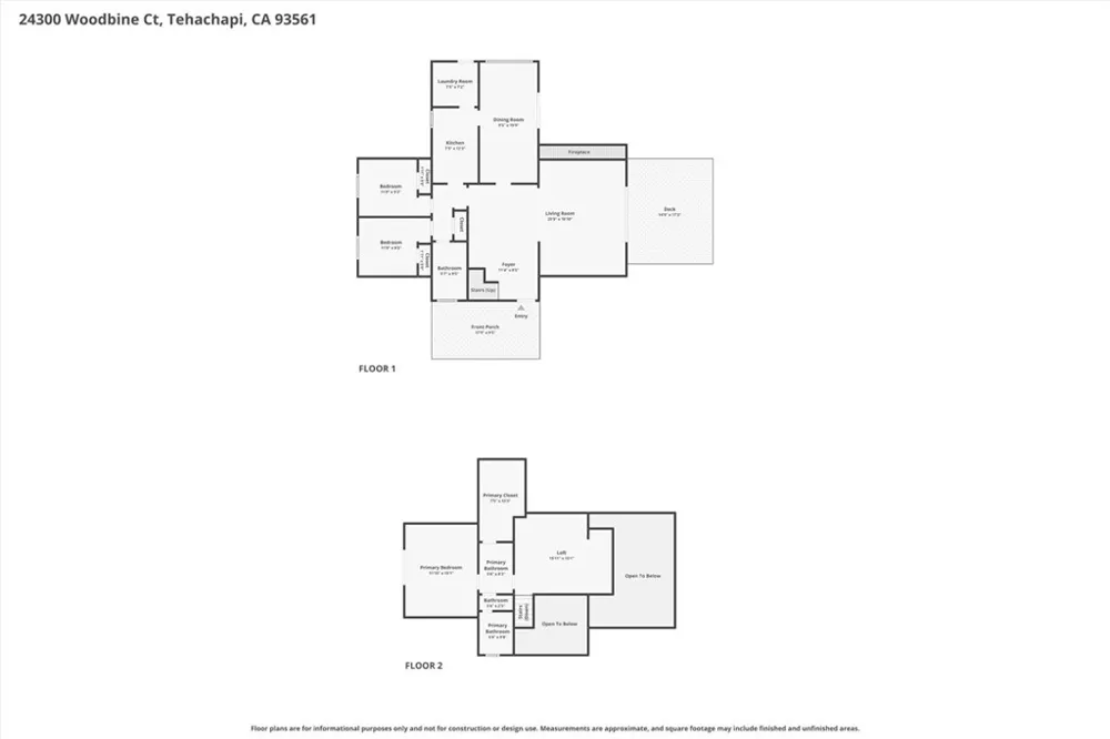 24300 Woodbine Court Tehachapi, CA 93561