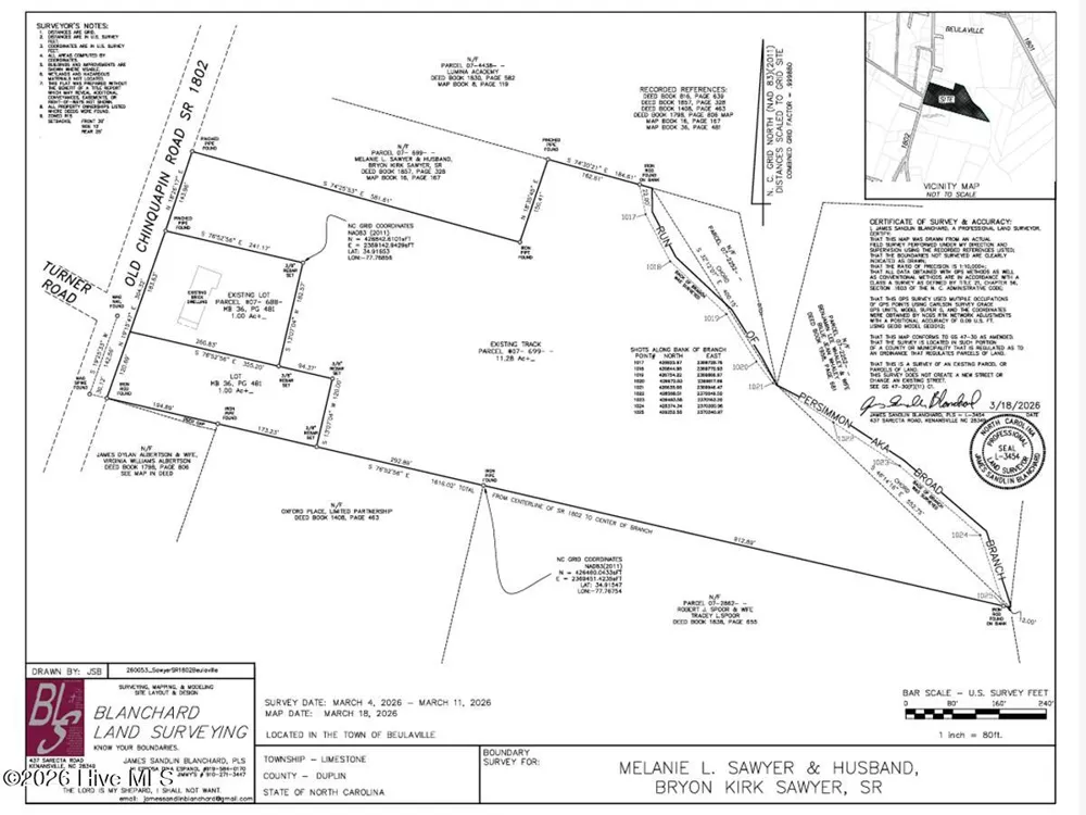 0 Old Chinquapin Road Beulaville, NC 28518