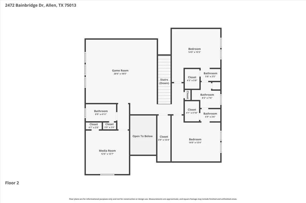 2472 Bainbridge Drive Allen, TX 75013