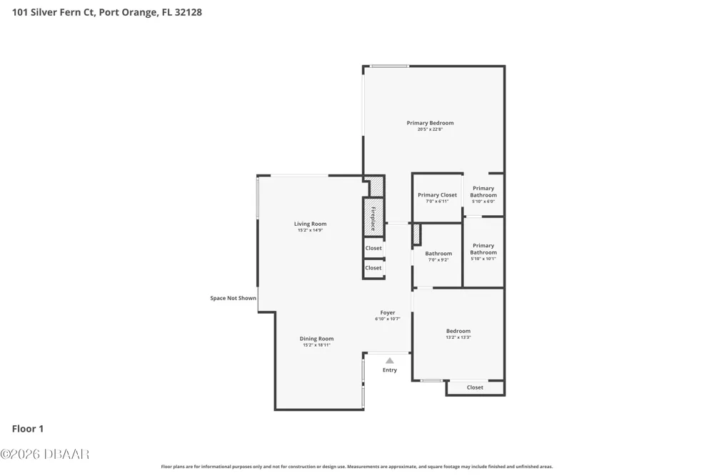 101 Silver Fern Court Port Orange, FL 32128