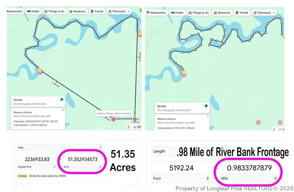 52 Acres River Access Lumberton, NC 28360