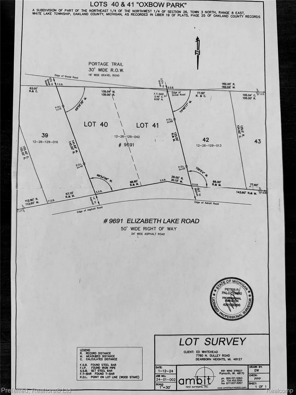 9691 Elizabeth Lake Road White Lake Charter Township, MI 48386
