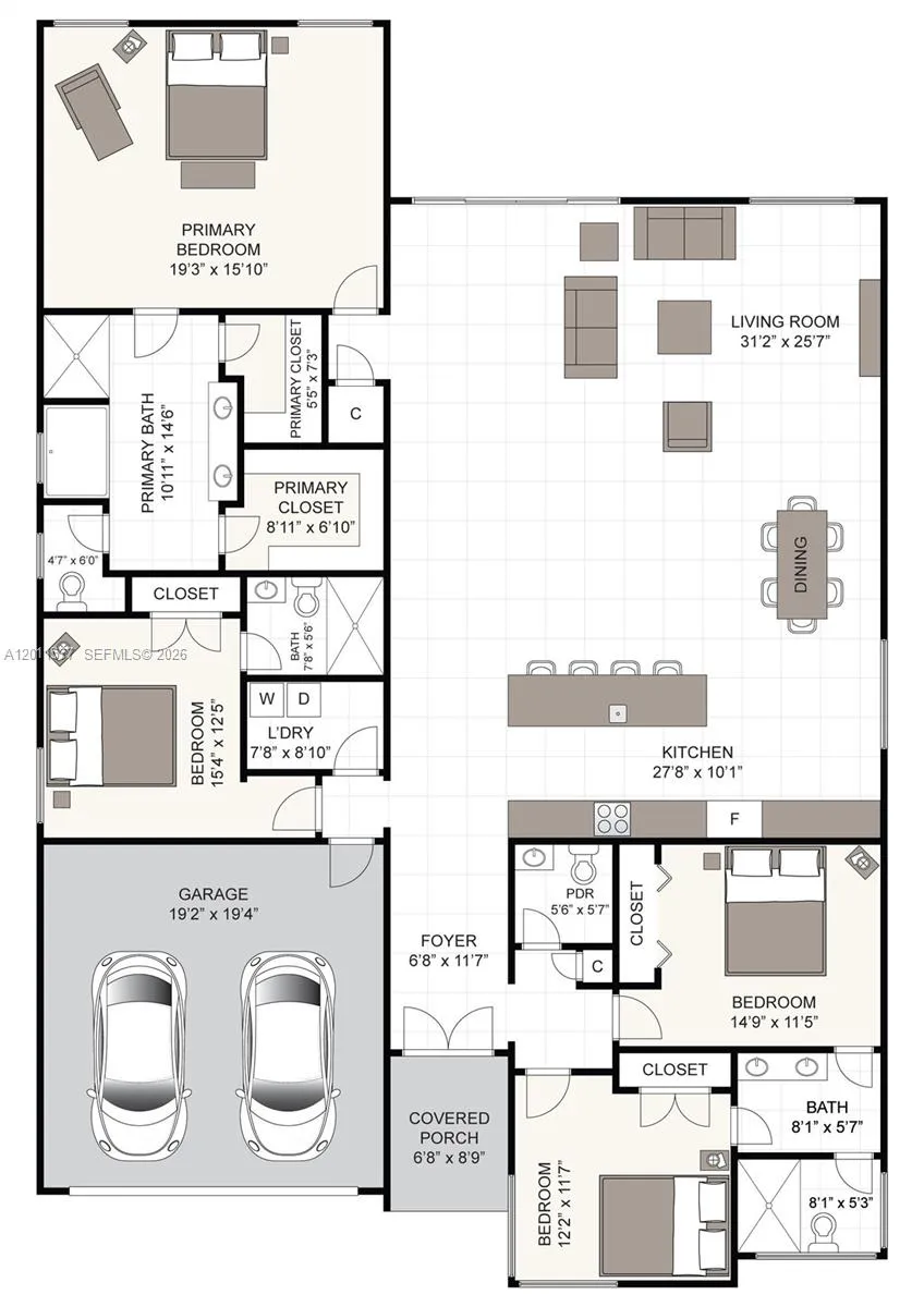 15012 SW 177th Ter Miami, FL 33187