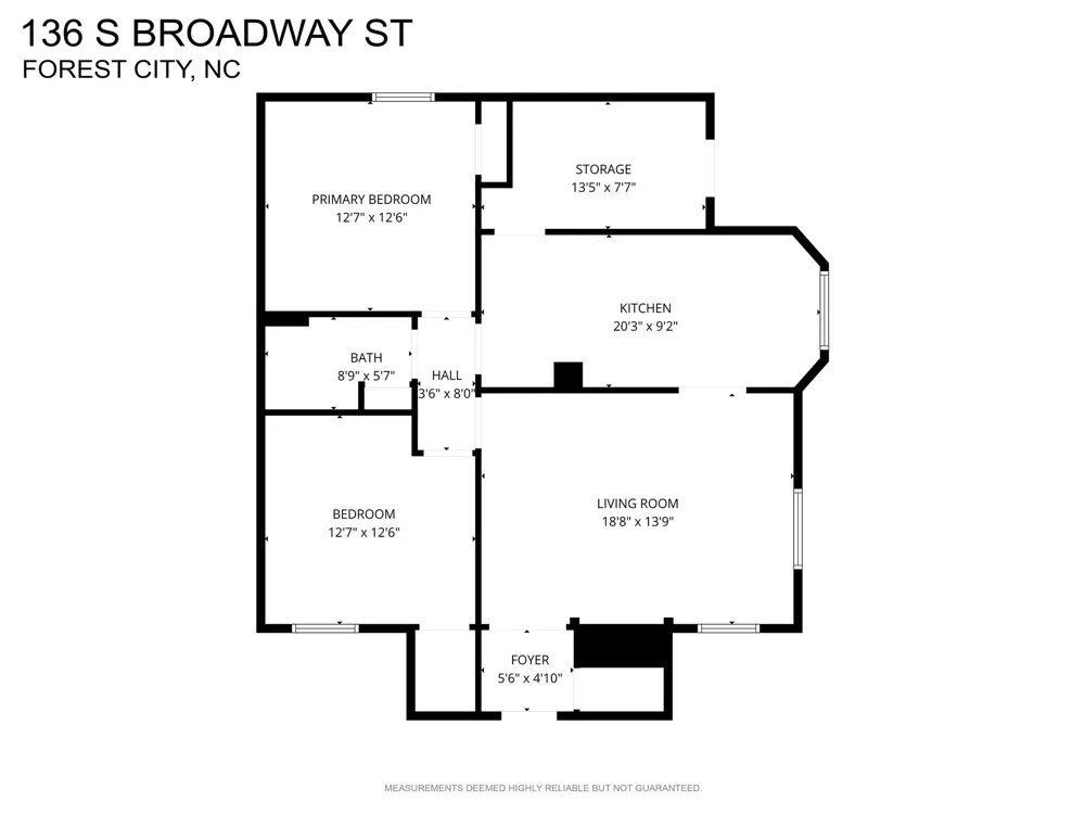 136 S Broadway Street Forest City, NC 28043