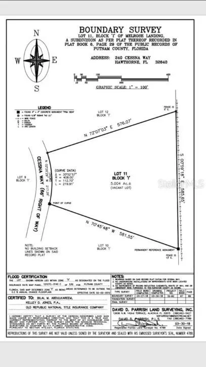 240 CESSNA WAY Hawthorne, FL 32640