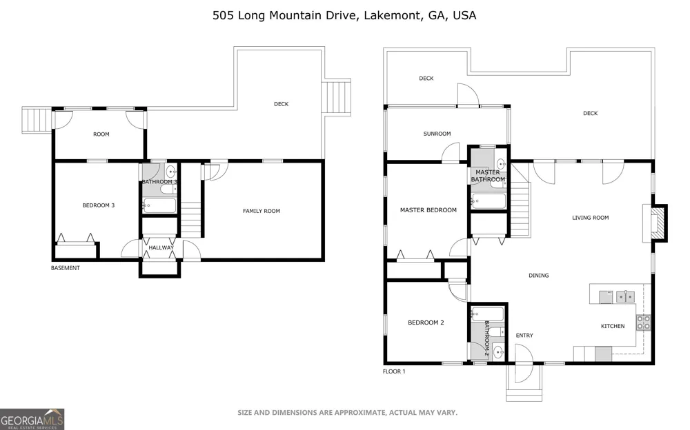 505 Long Mountain DR Lakemont, GA 30552