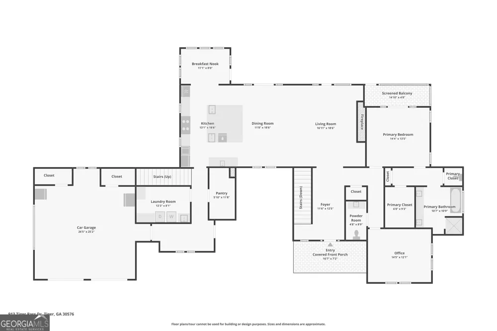 913 Tiger Pass DR Tiger, GA 30576