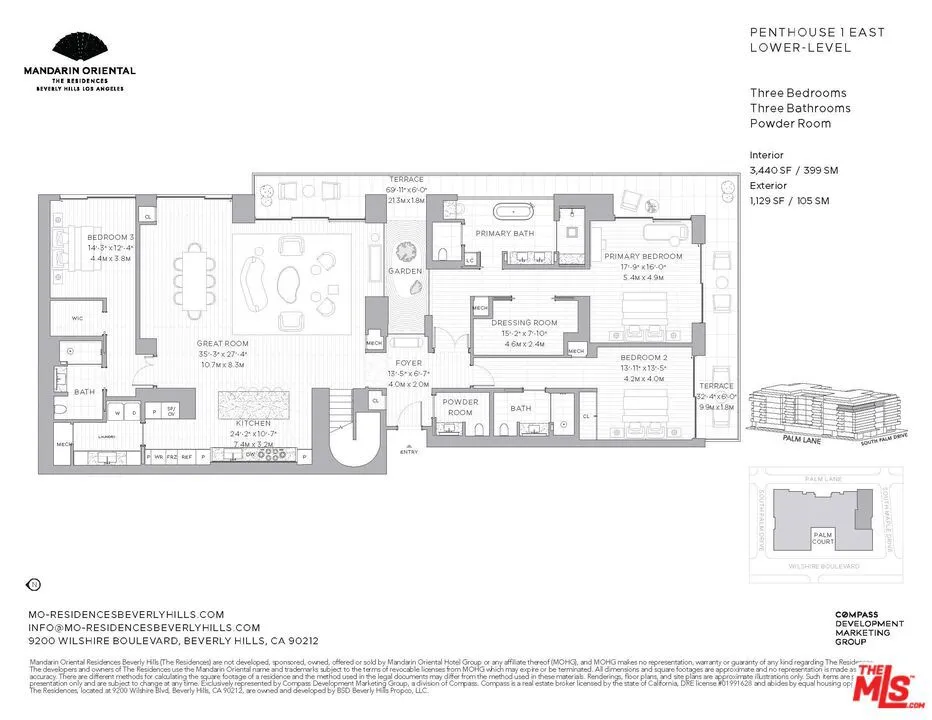 9200 Wilshire Boulevard #PH1E Beverly Hills, CA 90212