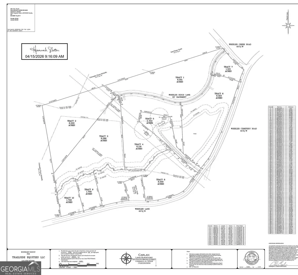 LOT 1 Wheeler Creek RD Maysville, GA 30558