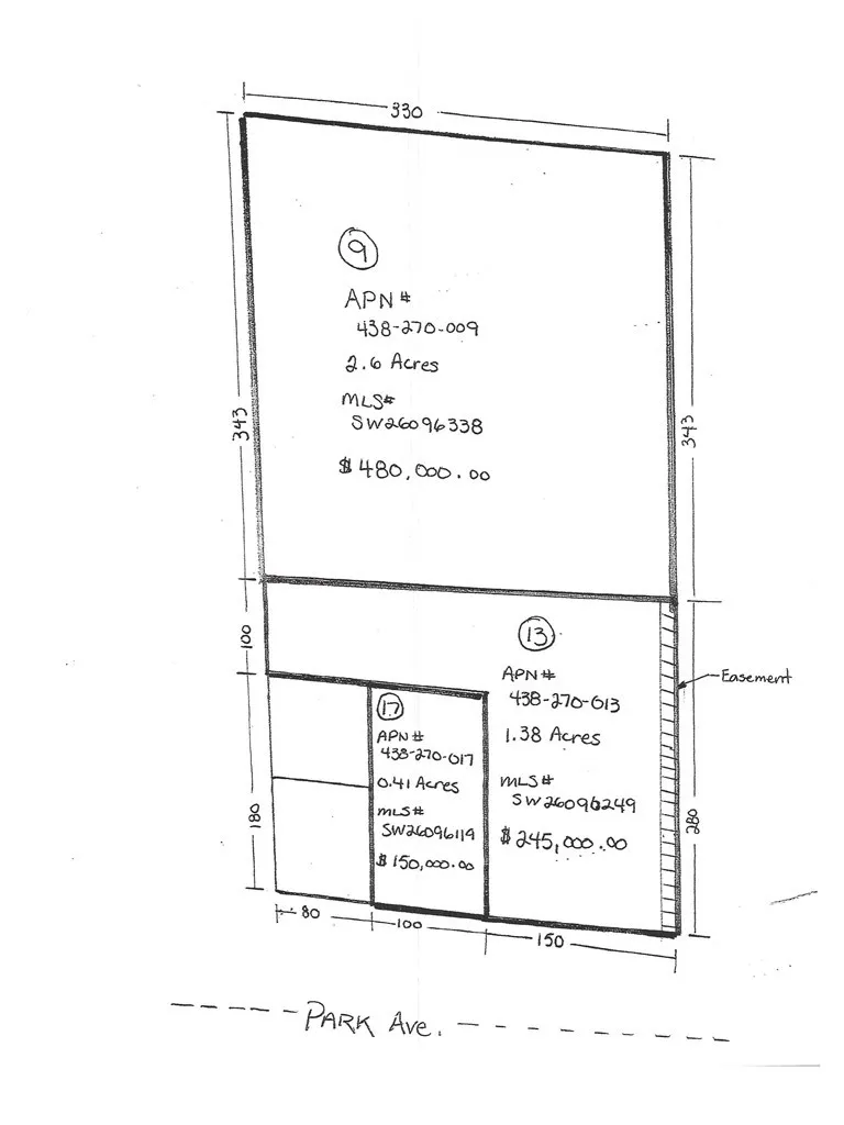 park Avenue San Jacinto, CA 92583