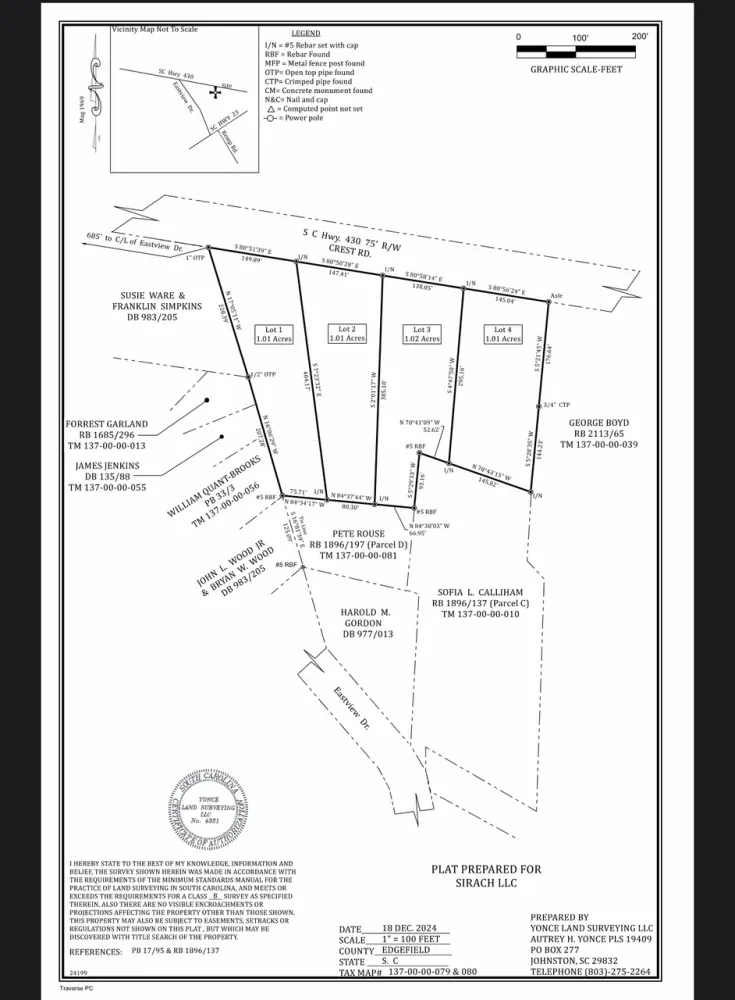 Tbd Crest Road Edgefield, SC 29824