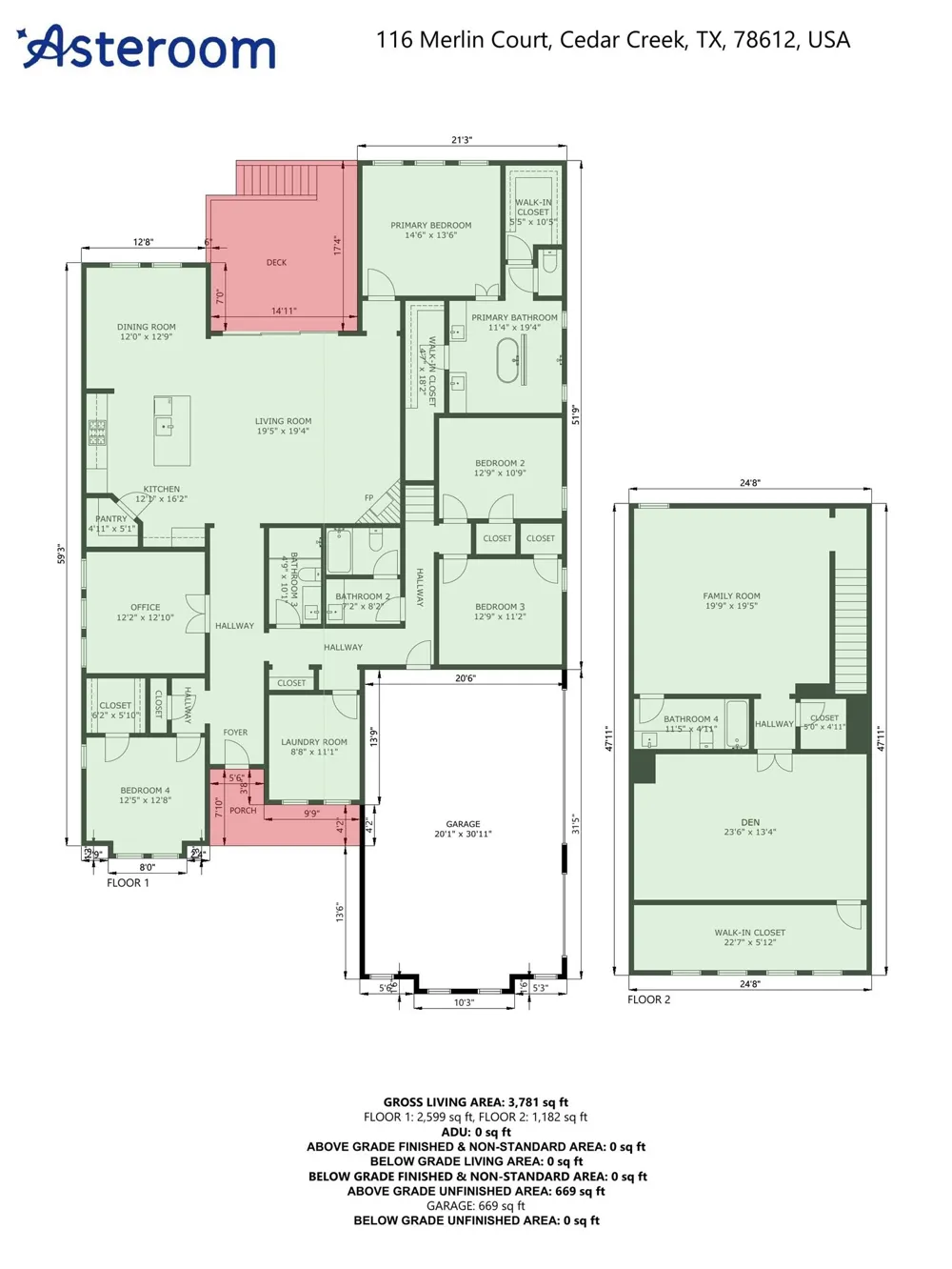 116 MERLIN COURT Cedar Creek, TX 78612