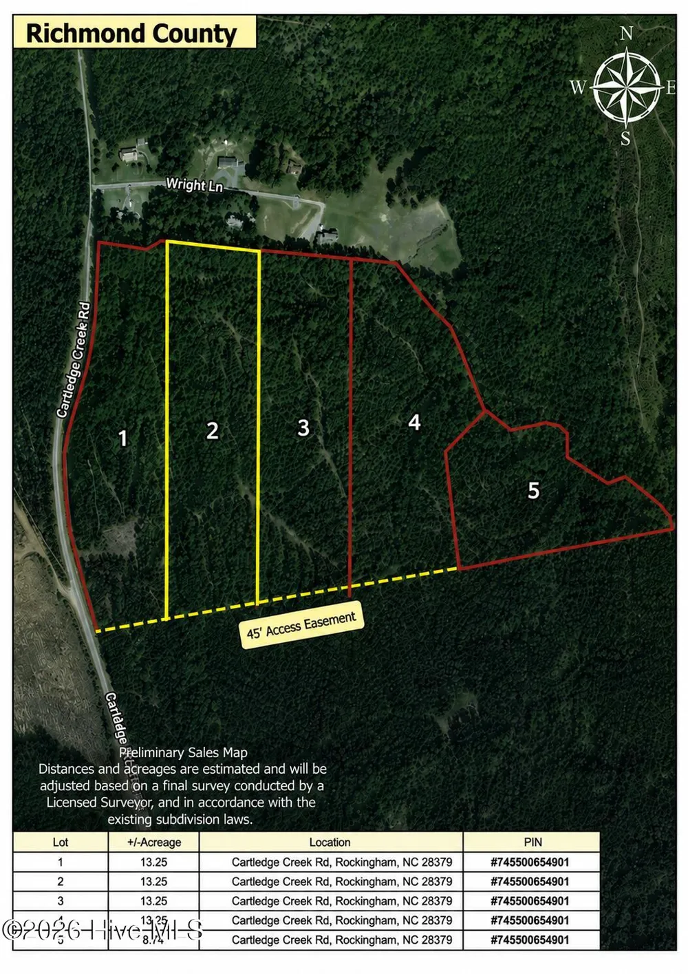 0 Cartledge Creek Road Rockingham, NC 28379