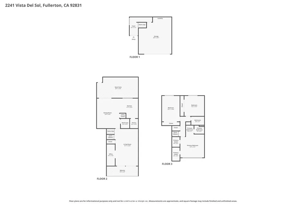 2241 Vista Del Sol Fullerton, CA 92831