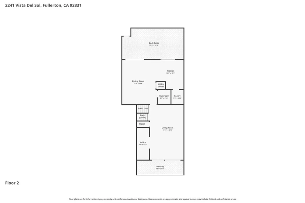 2241 Vista Del Sol Fullerton, CA 92831