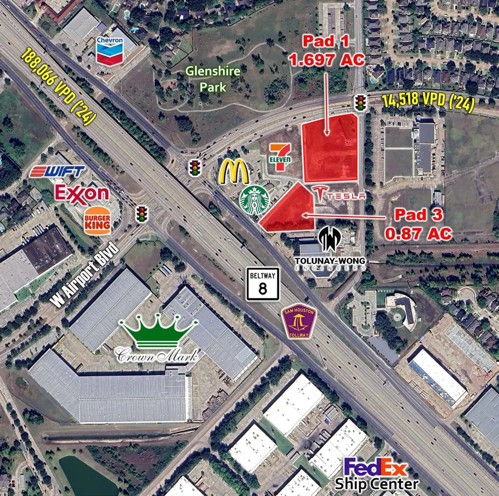 3 W Airport Boulevard Houston, TX 77071