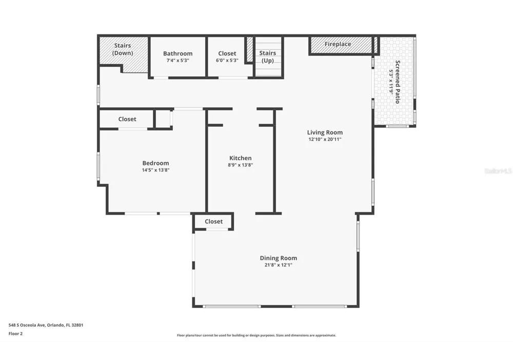 548 S OSCEOLA AVENUE Orlando, FL 32801