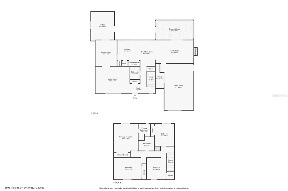 8698 HILLSIDE DRIVE Orlando, FL 32810