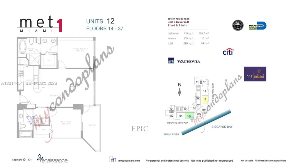 300 S Biscayne Blvd #T-3212 Miami, FL 33131