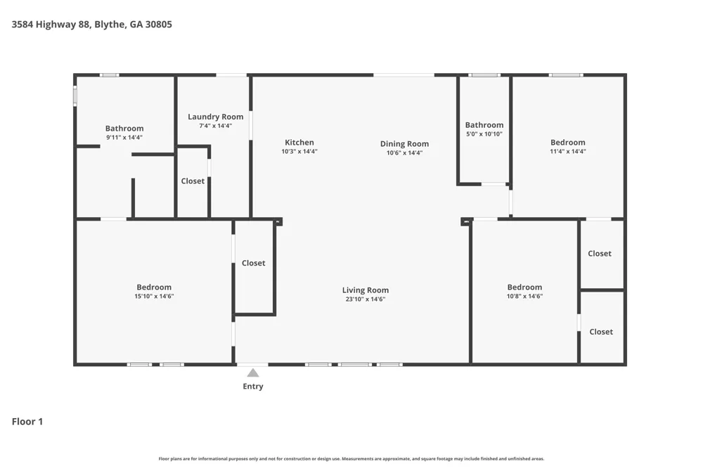 3584 Ga Highway 88 Blythe, GA 30805