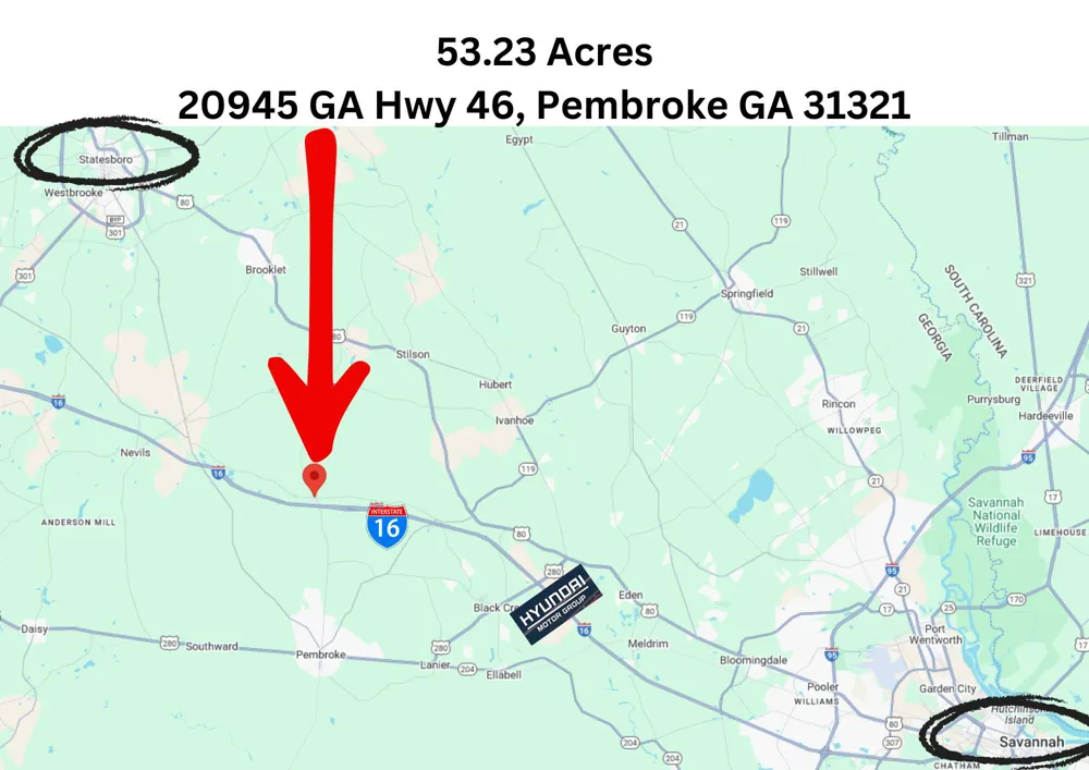 20945 Georgia 46 Pembroke, GA 31321