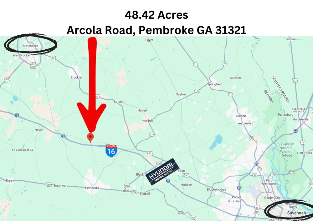 000 Arcola Road Pembroke, GA 31321