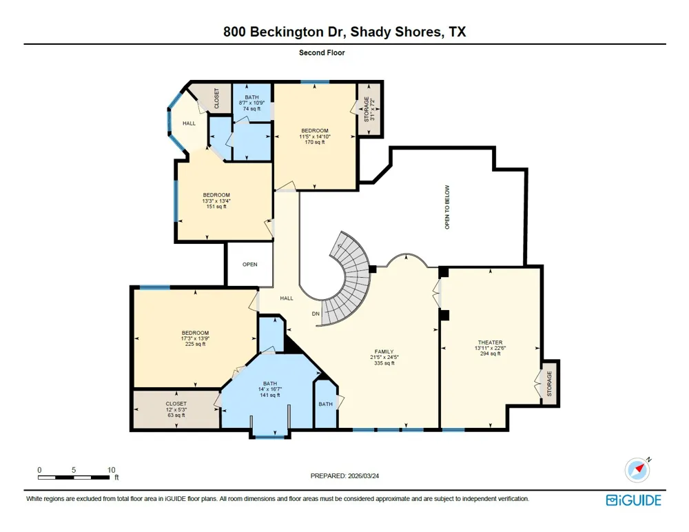 800 Beckington Drive Shady Shores, TX 76208