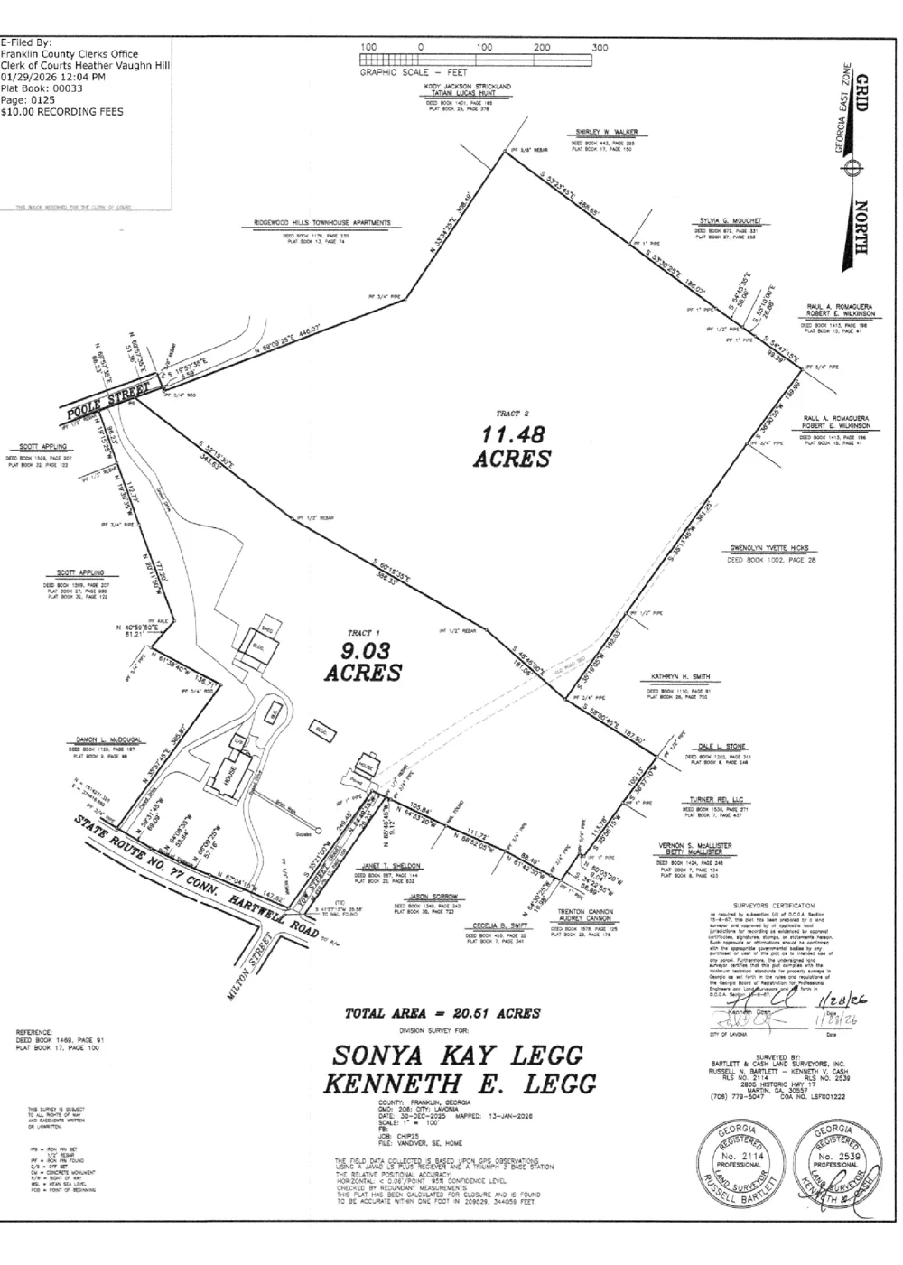 0 Poole ST Lavonia, GA 30553