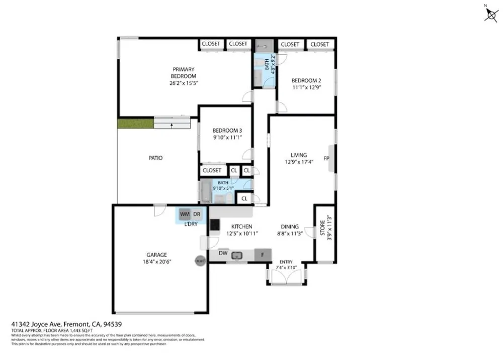 41342 Joyce Avenue Fremont, CA 94539