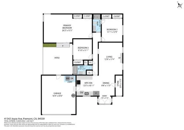 41342 Joyce Avenue Fremont, CA 94539