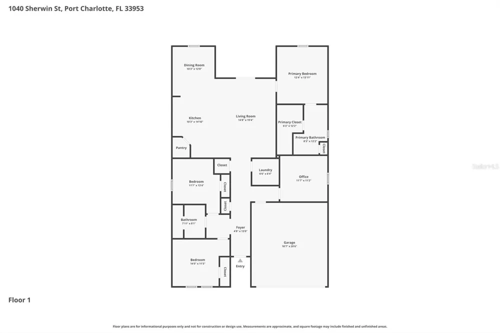 1040 SHERWIN STREET Port Charlotte, FL 33953