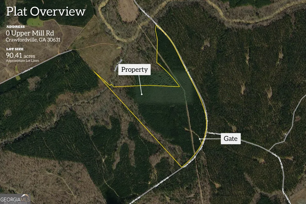 0 Upper Mill RD Crawfordville, GA 30631