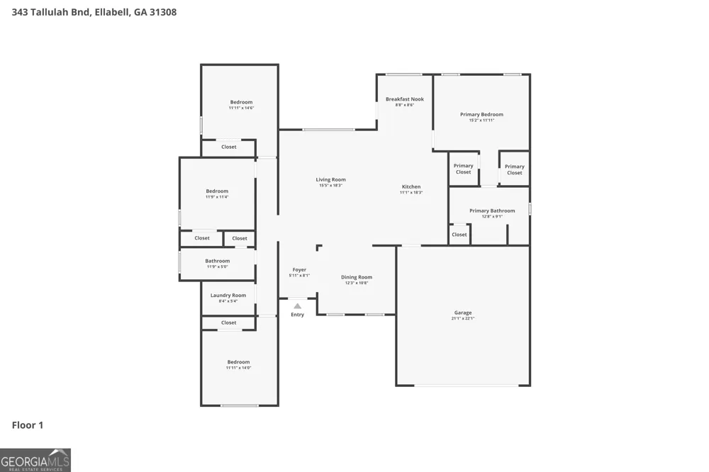 343 Tallulah BND Ellabell, GA 31308